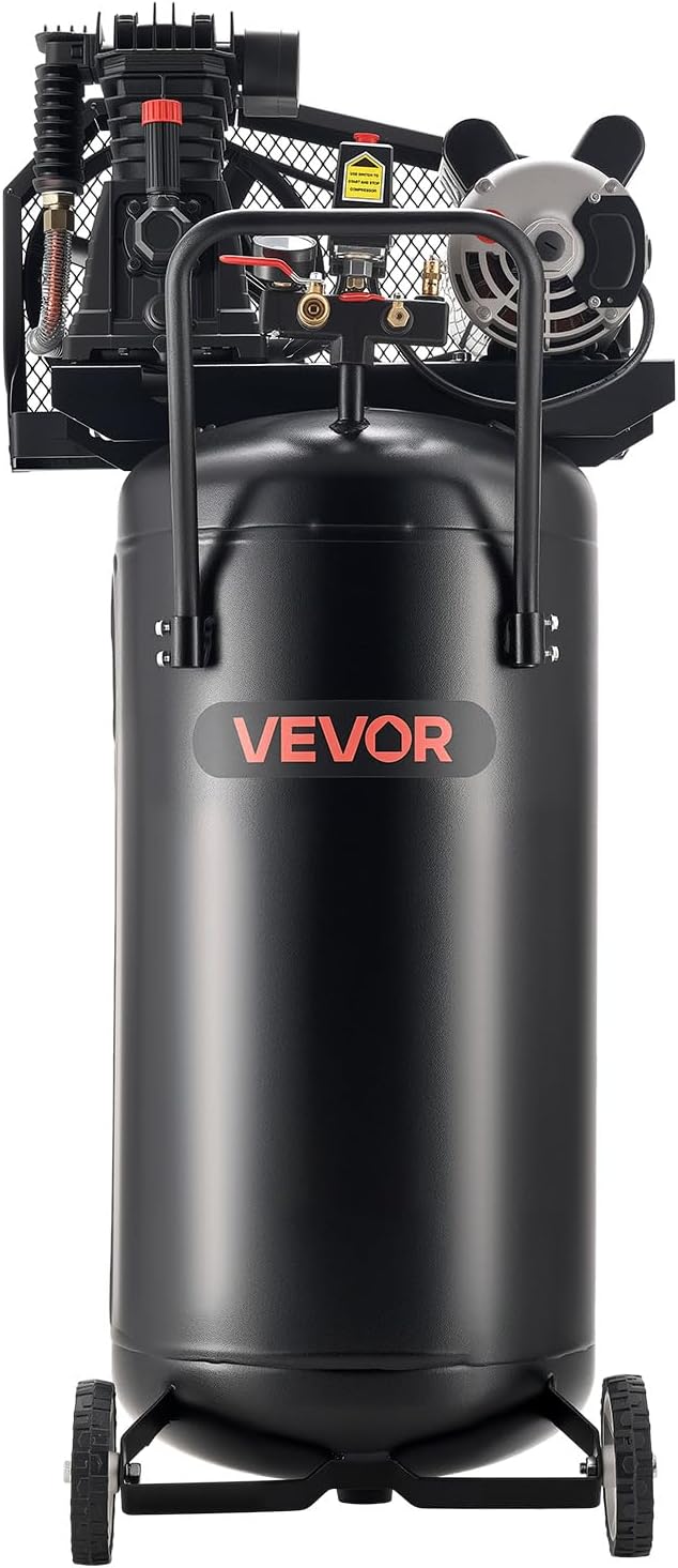 VEVOR Compresor de aire de 30 galones, 2HP 5.3SCFM a 90PSI, tanque...
