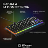 SteelSeries Teclado para juegos Apex 3 TKL RGB - Factor de forma co...