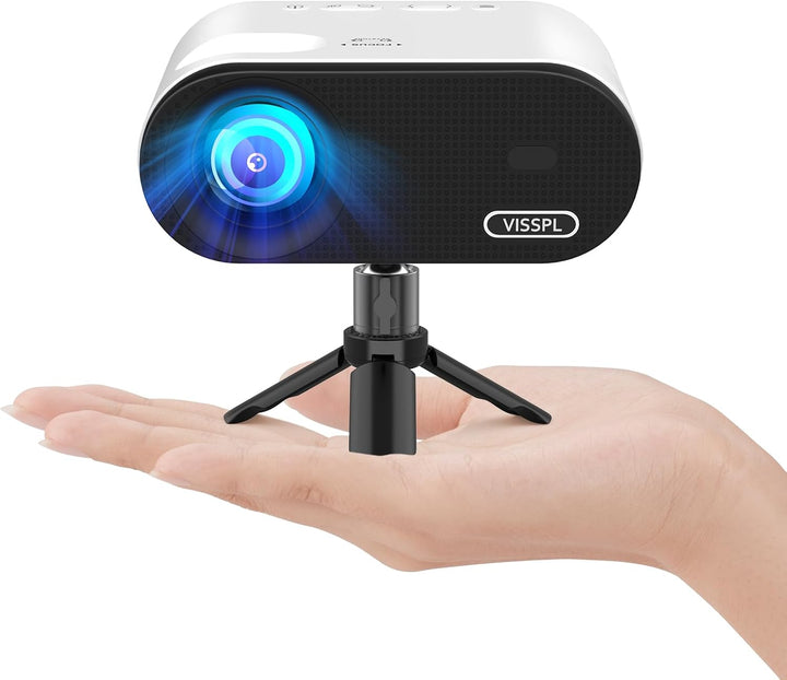 Mini proyector con WiFi y Bluetooth, proyector VISSPL Full HD 1080P...