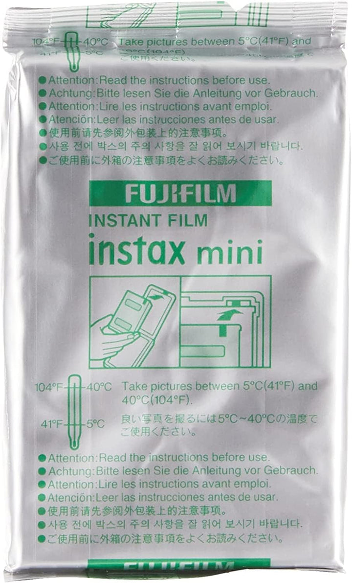 Fujifilm Película instantánea Instax Mini (8 paquetes individuales,...
