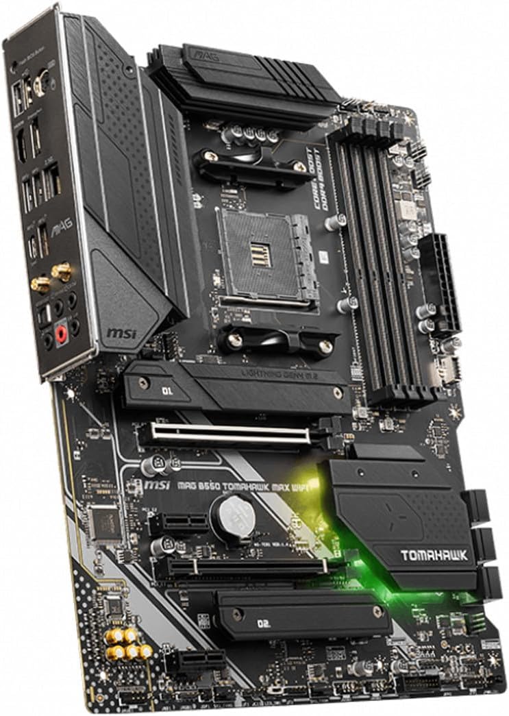 Placa base MSI MAG B550 Tomahawk MAX WiFi para juegos (AMD Ryzen 50...