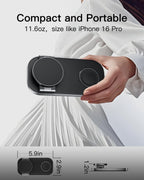 Estación de carga 3 en 1 para dispositivo Apple, soporte de carga rápida inalámbrico magnético plegable compatible con MagSafe para iPhone 17e/17/16/15/14/13/12/Air Series, Apple Watch y