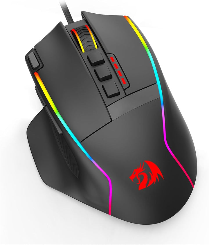 Redragon Ratón para juegos, mouse para juegos con cable con sensor...
