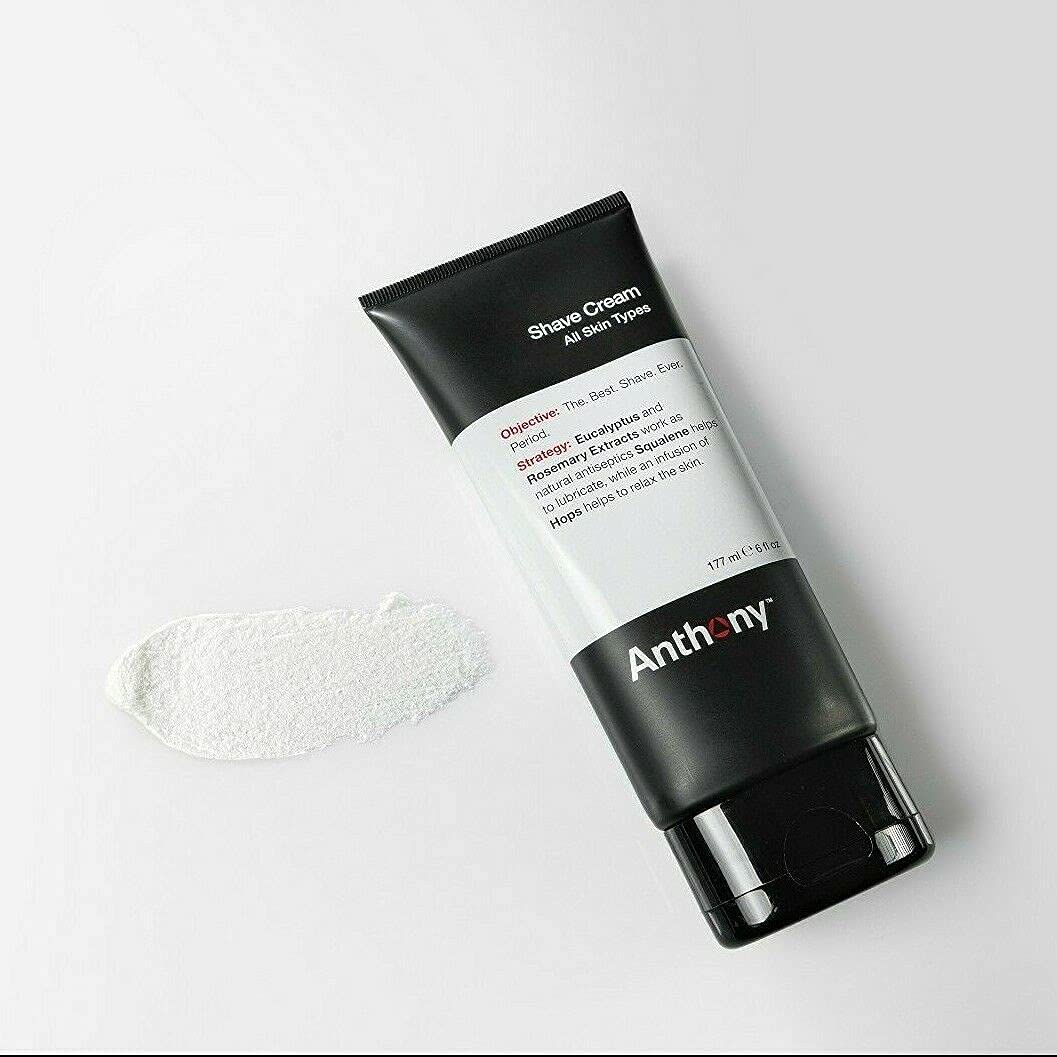 Anthony Crema de afeitar para hombre para pieles sensibles: extract...