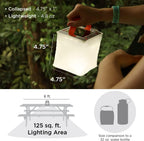 Lámpara LuminAID Nova - Linterna LED solar inflable para camping, senderismo y