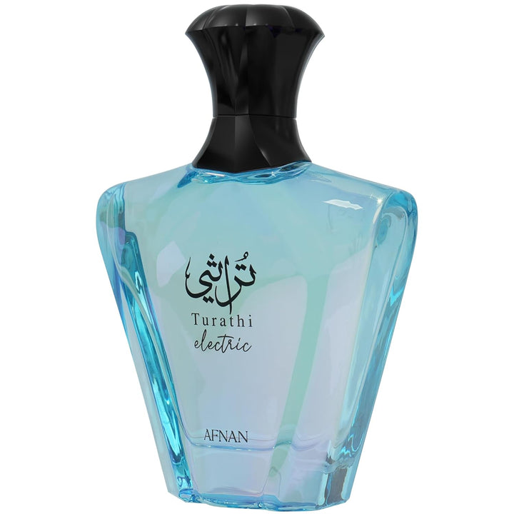 Afnan Turathi Electric - Eau de Parfum unisex, 3.0 onzas líquidas