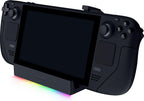 Razer Dock de mano Chroma: concentrador de carga y conectividad para juegos móviles y tabletas - iPhone 16, Steam Deck, ROG Ally, Switch y más - USB C, USB A (3), HDMI, GbE - 100 W de potencia