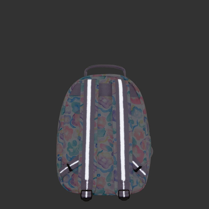 Kipling Seúl - Mochila pequeña para tableta, diseño de flores acuát...