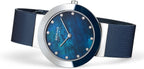 BERING Reloj analógico de cuarzo para mujer con correa de acero inoxidable y cristal de zafiro 11435-XXX_1