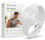 Pulsera de alarma vibratoria para personas que duermen pesadas, pulsera digital para hombre, reloj de pulsera inteligente, relojes de viaje, banda de choque silencioso, banda de despertador