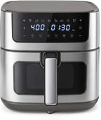 8-en-1 Air Fryer 6 Quarts, Airfryer con Presets y Window