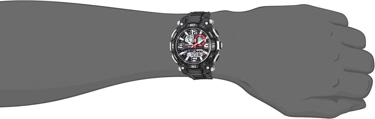 Armitron Sport Reloj analógico-digital con correa de resina para hombre