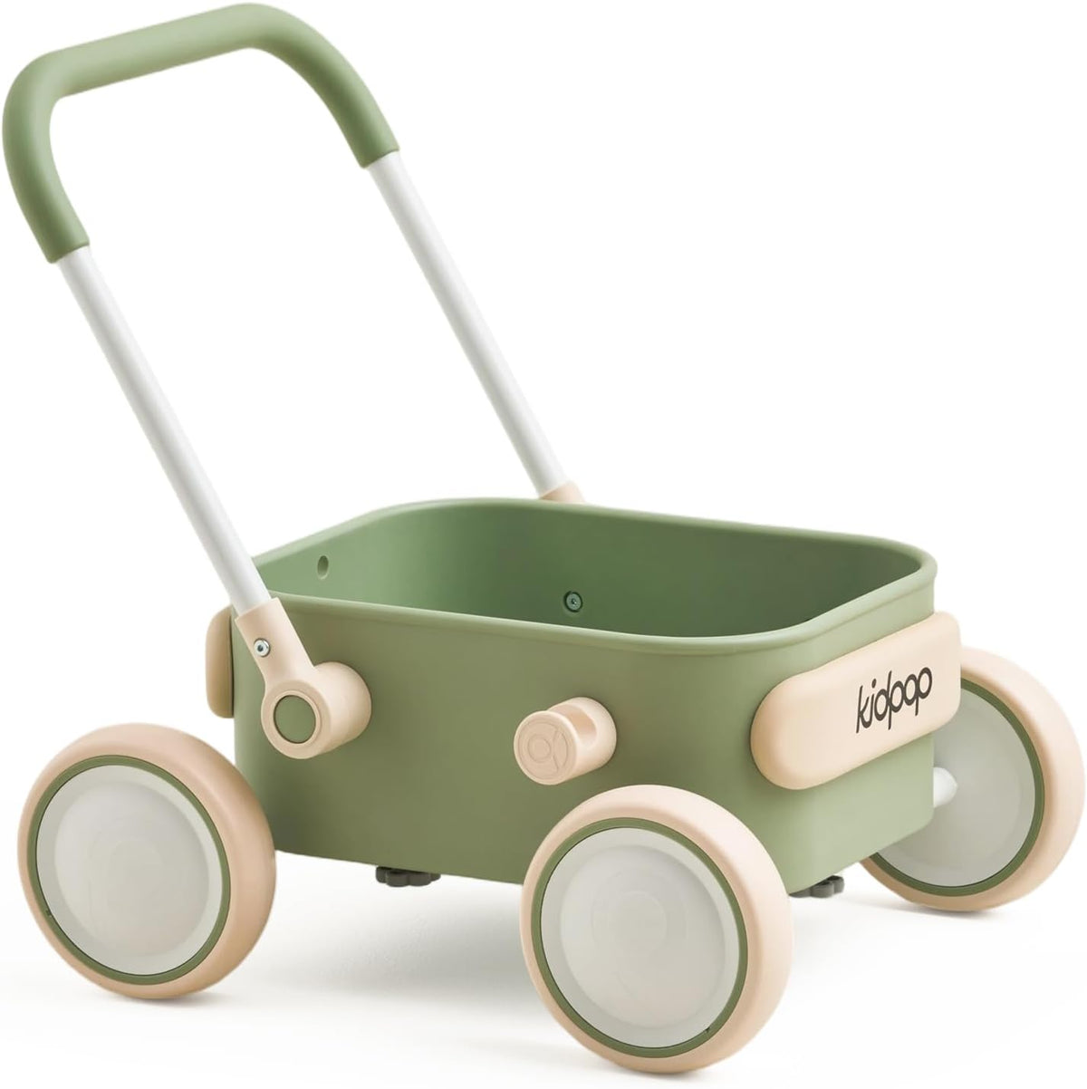 PULA - Andador de empuje para bebé con ruedas, carrito para niños pequeños para bebés que están aprendiendo a caminar, juguetes para bebés de 6 a 12 meses, regalos de cumpleaños de 1 año, para