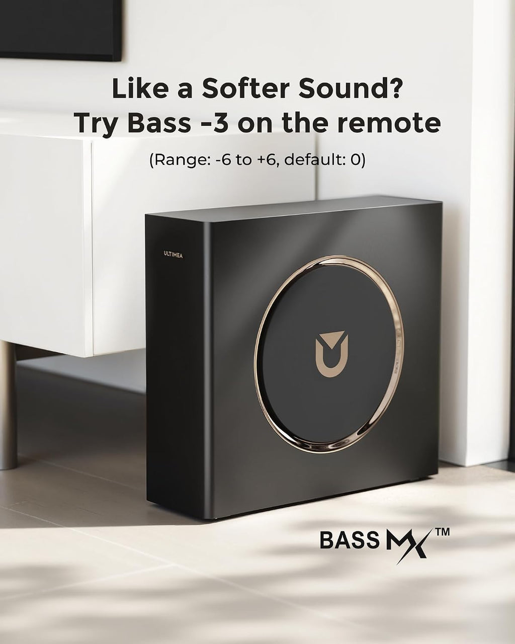 ULTIMEA Barra de sonido de 5.1.2 canales con Dolby Atmos, sistema de sonido envolvente para TV