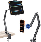 OMOTON Soporte de tableta GH04 para iPad con brazo de aluminio, soporte