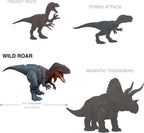 Mattel Jurassic World Wild Roar Ceratosaurus - Figura de acción