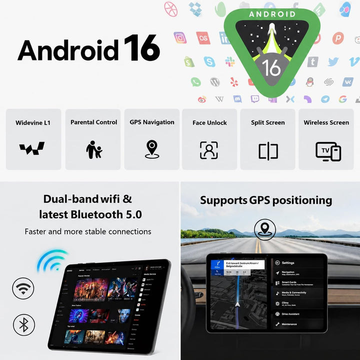 Tablet Android 16 - Tabletas de 10.1 pulgadas, 28GB RAM 256GB ROM 2...