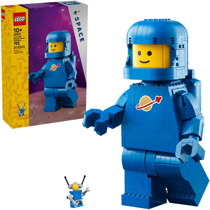 LEGO Minifigura de astronauta azul a escala, 793 piezas construible...