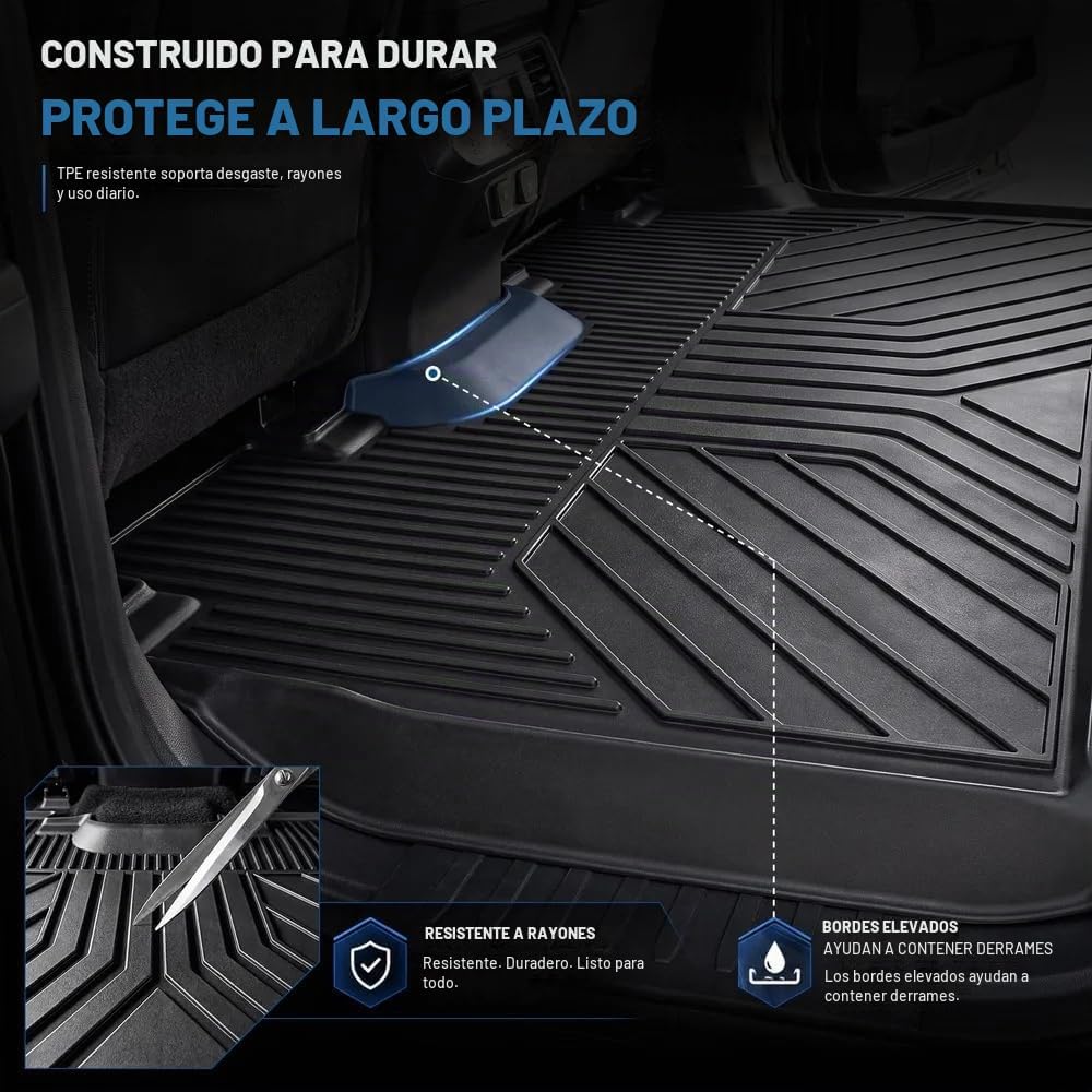 OEDRO Alfombrillas para Ford F-150 SuperCrew Cab 2015-2026 2027