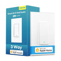 meross Interruptor WiFi inteligente, de 3 vías/de un solo polo, compatible