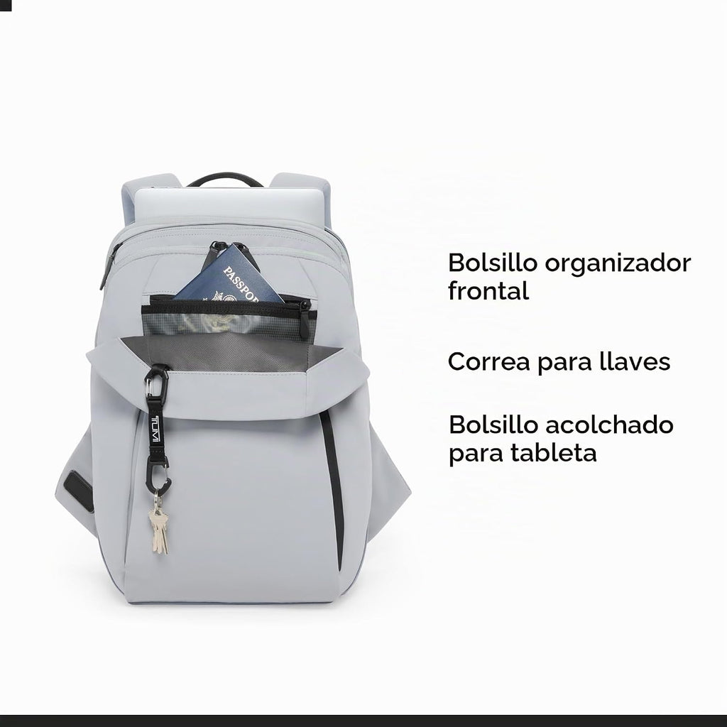 TUMI Axis Mochila mediana de 20 litros, se adapta a portátiles de hasta 15