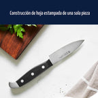 Henckels Statement - Juego de cuchillos de 20 piezas, afilado para maquinilla de afeitar, ingeniería alemana, marrón