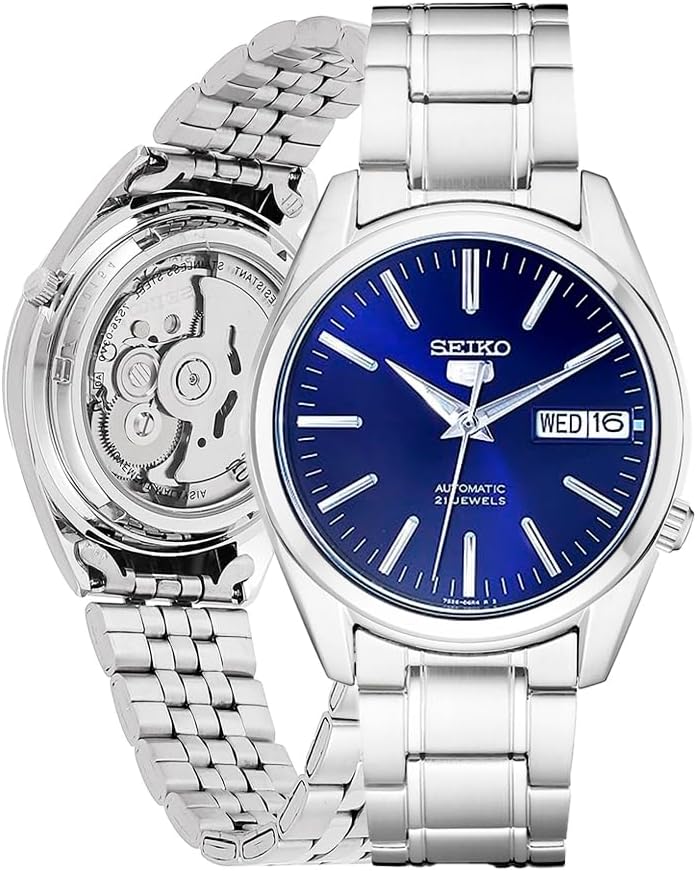 Seiko 5 Reloj de acero inoxidable para hombre