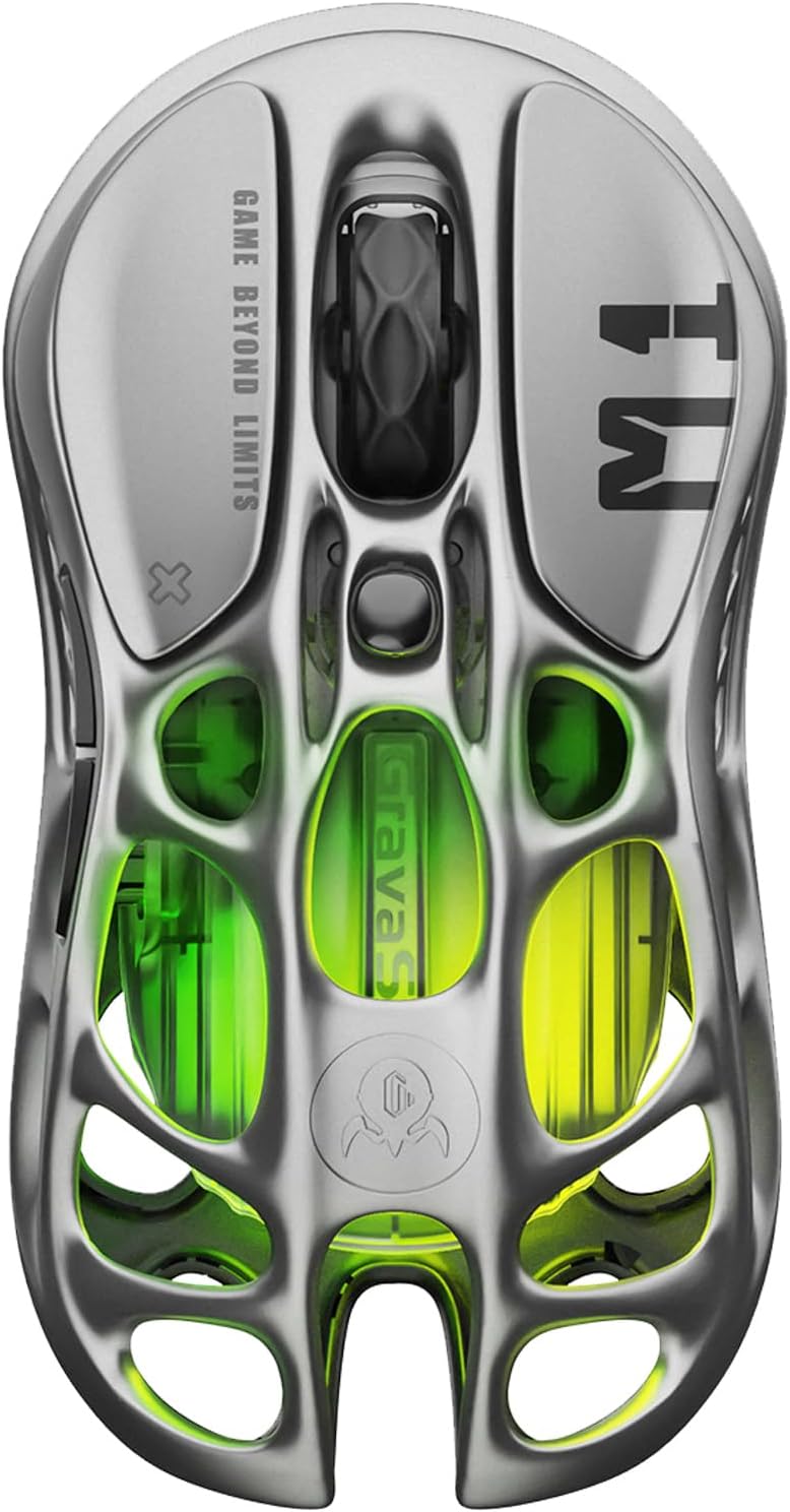 GravaStar Mouse inalámbrico para juegos Mercury M1 Pro - Sensor PAW...