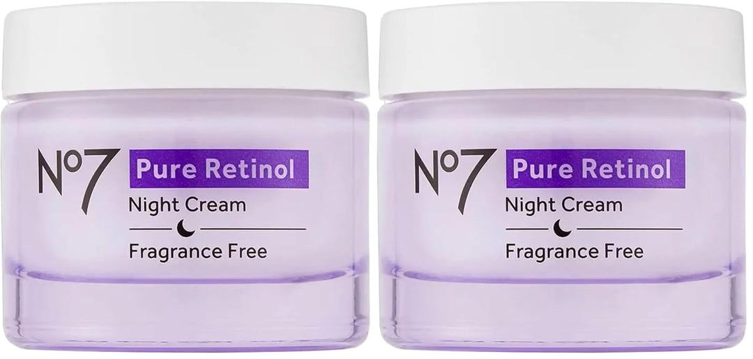No7 Pure Retinol Night Cream - Crema de retinol que aumenta el colá...