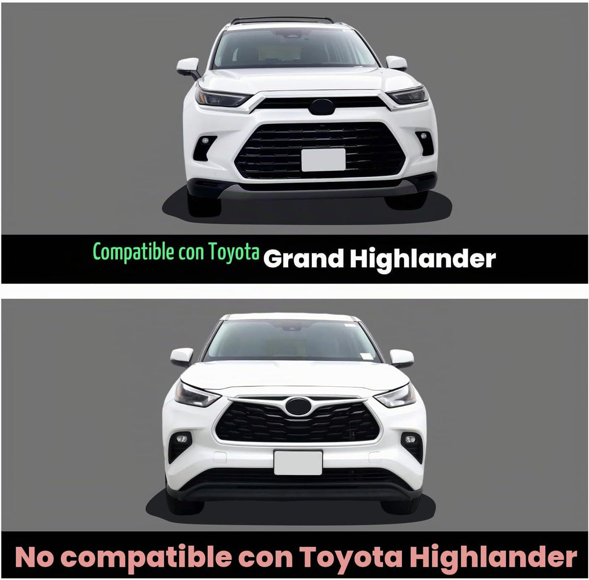 LASFIT Alfombrillas para Toyota Grand Highlander 2024-2026 7 y 8 asientos