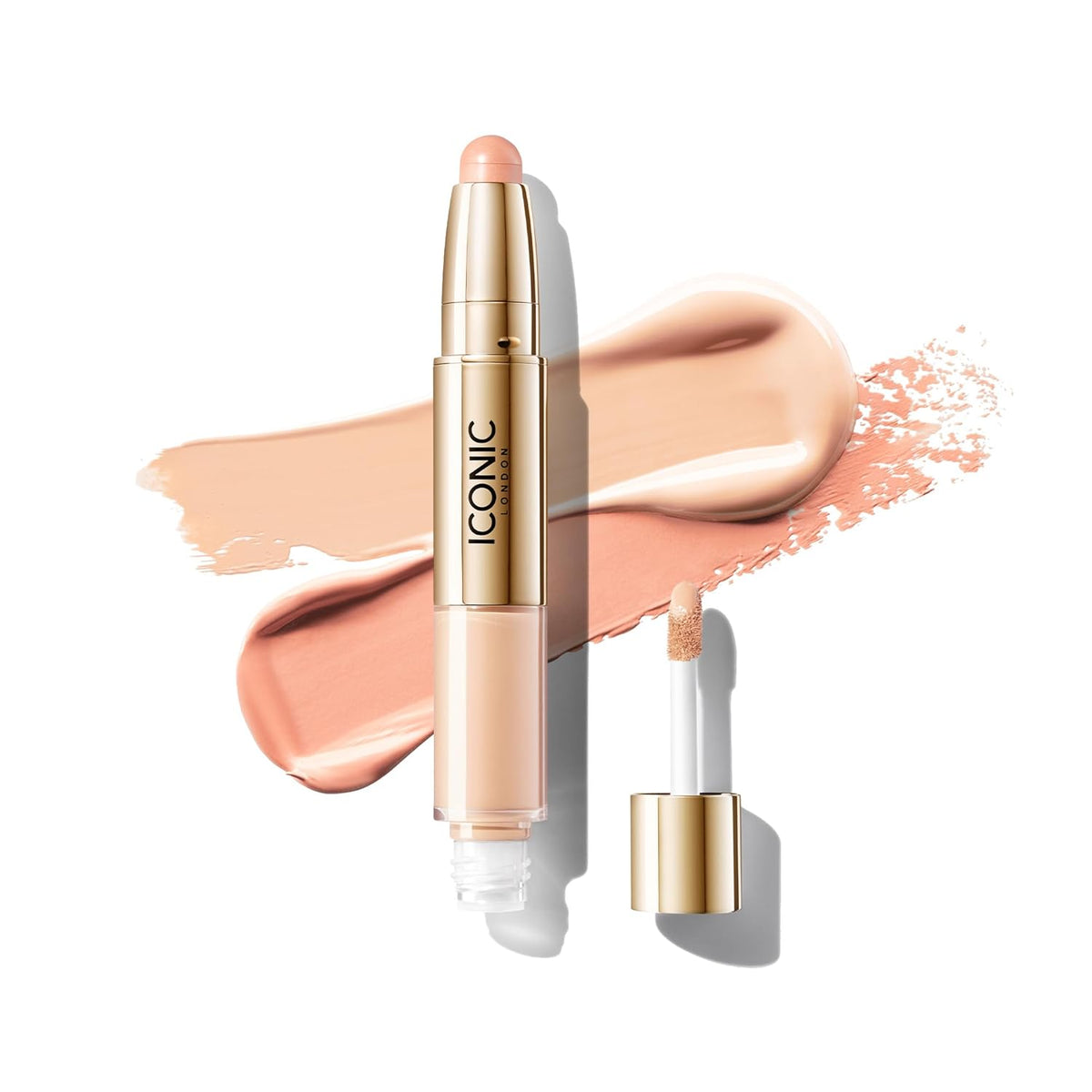 ICONIC LONDON Corrector radiante e iluminador Duo | Líquido cremoso...