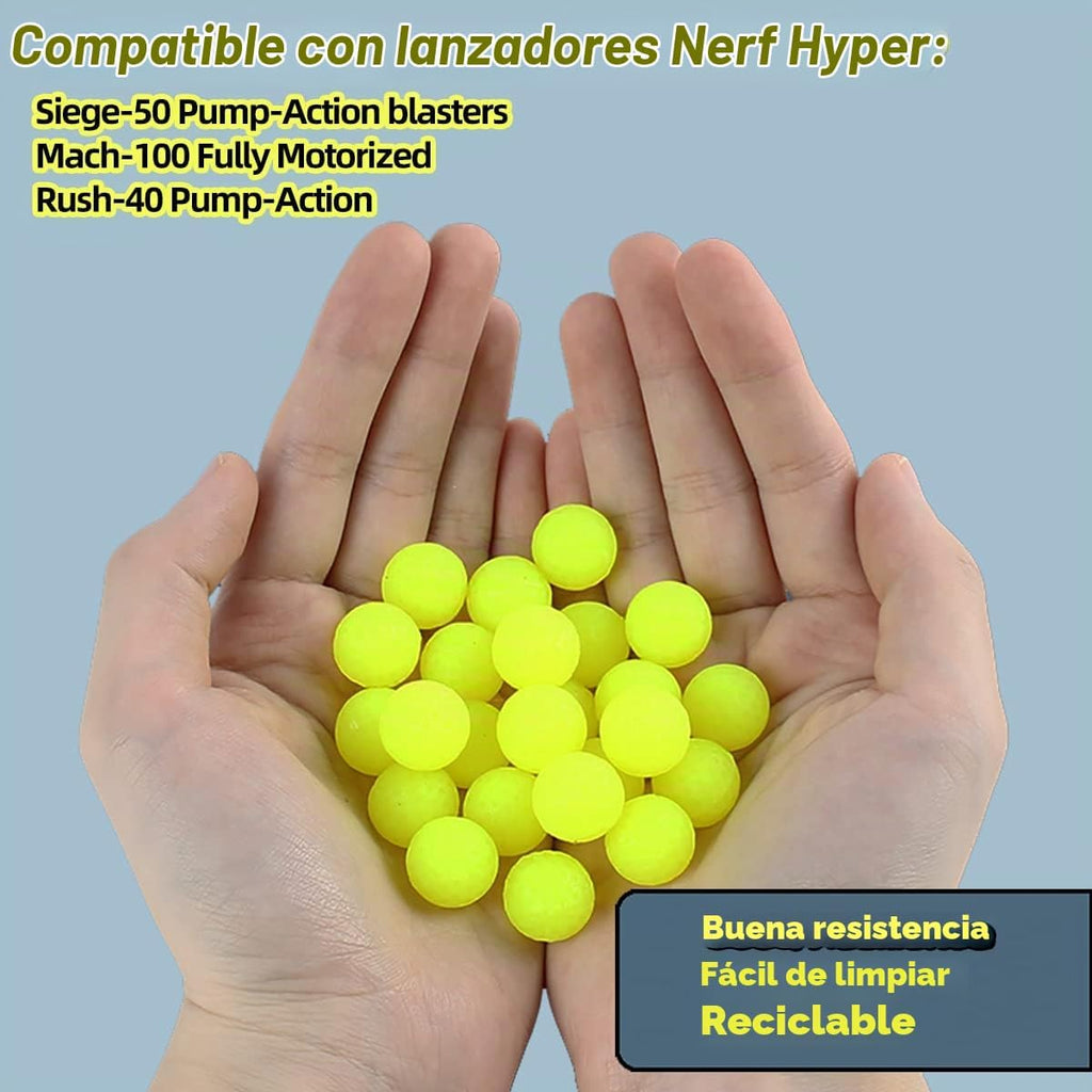 Paquete de 600 rondas de repuesto para Nerf Hyper Blaster Series Stock Up Hyper Games