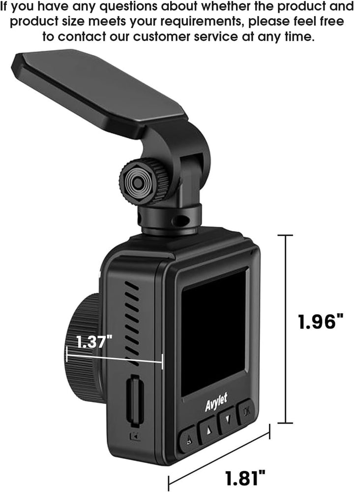 Dash Cam WiFi 2K cámara de coche con aplicación GPS