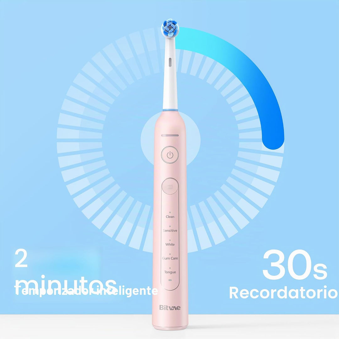 Bitvae R2 Cepillo de dientes eléctrico rotativo para adultos con 8...