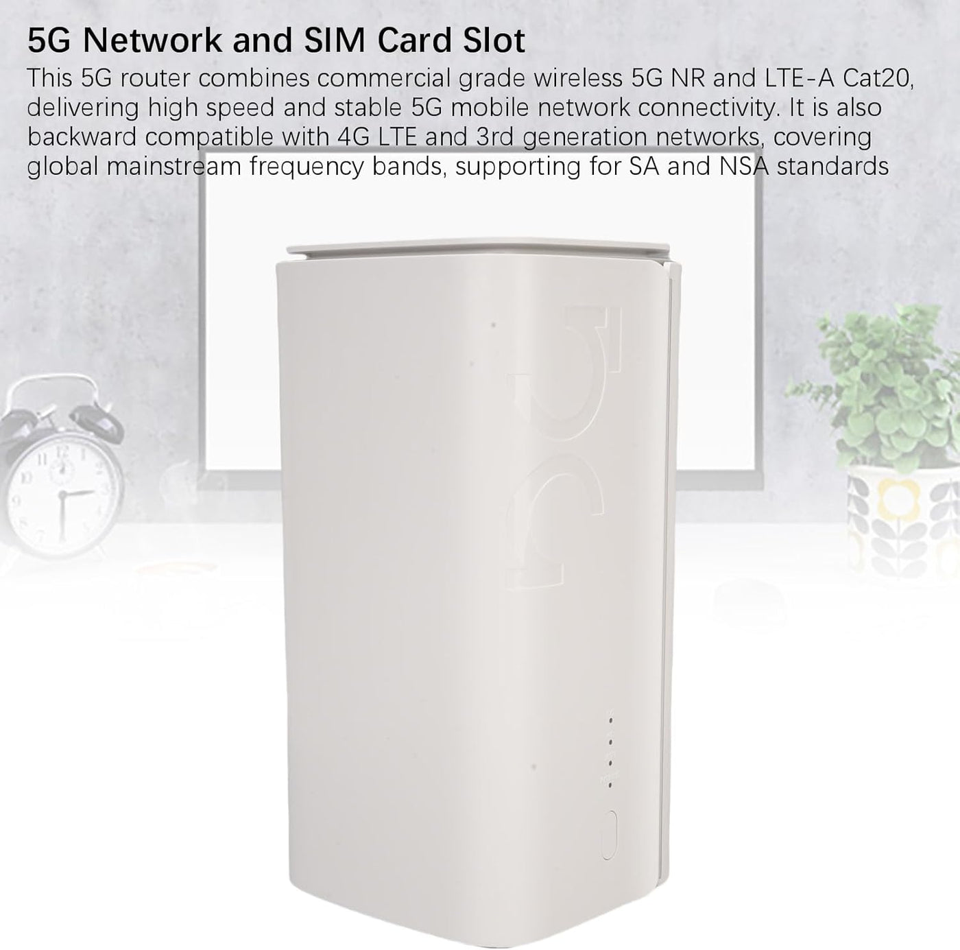 Router 5G CPE con ranura para tarjeta SIM, 4.67Gbps de alta velocid...