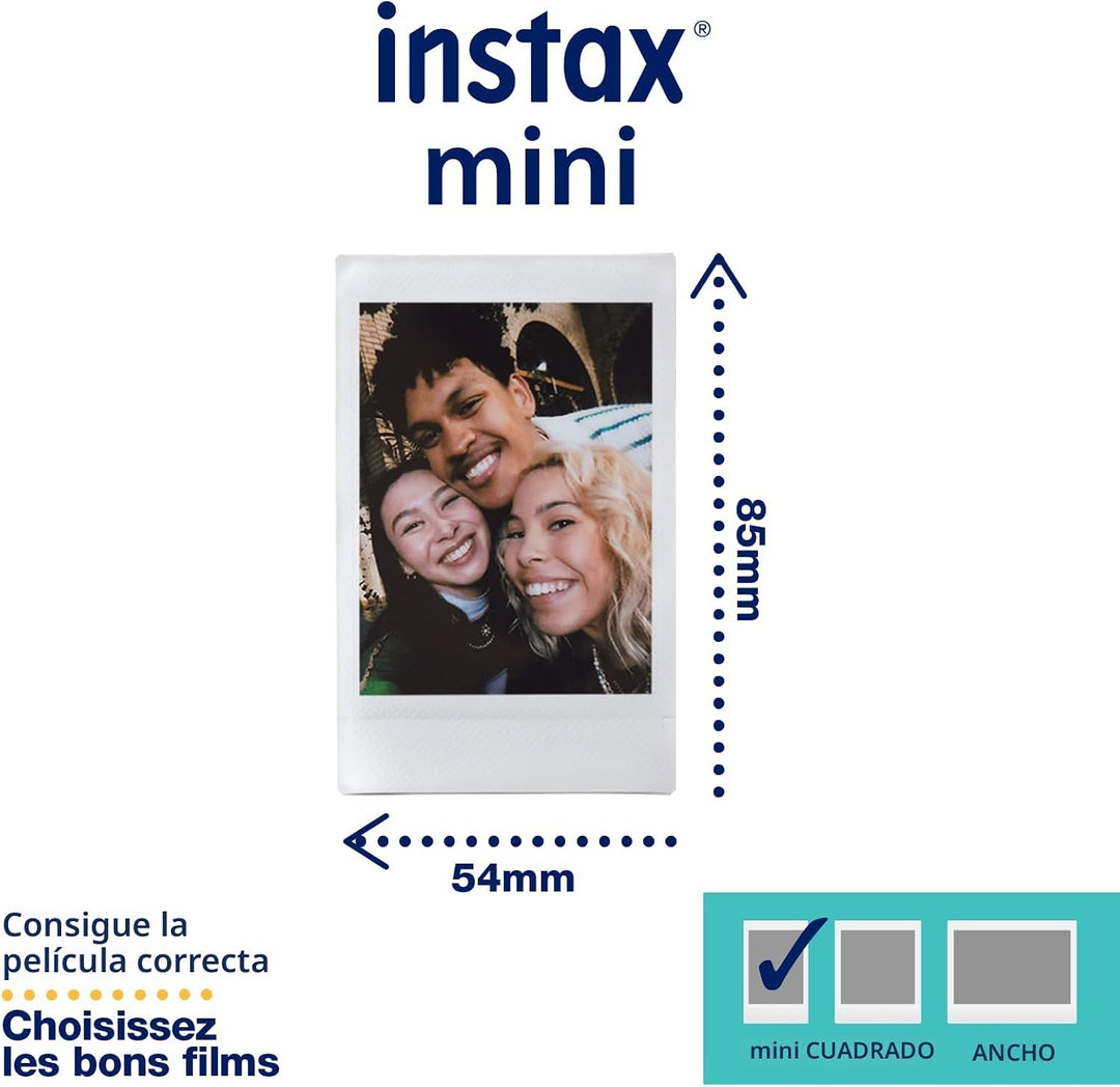 Fujifilm Cámara Instax Mini 12 de película instantánea, color blanc...