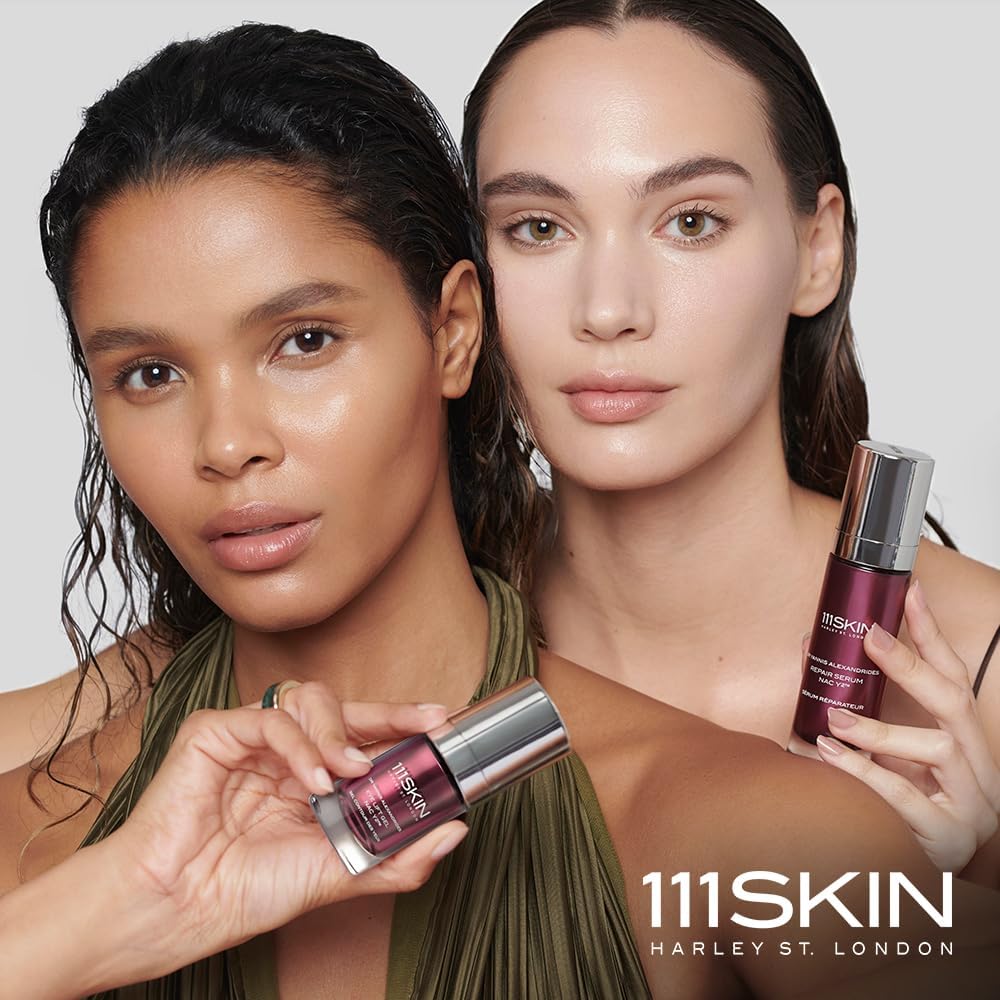111SKIN Máscara de tratamiento facial iluminadora de oro rosa | Sin...