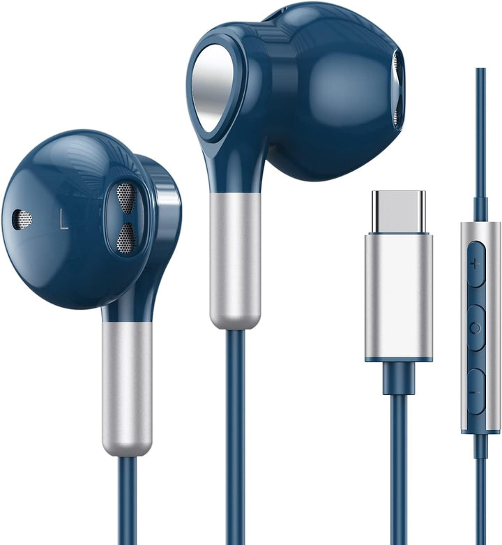 Auriculares USB C para Samsung Galaxy S24 S23 Ultra S22 S21 FE S20...