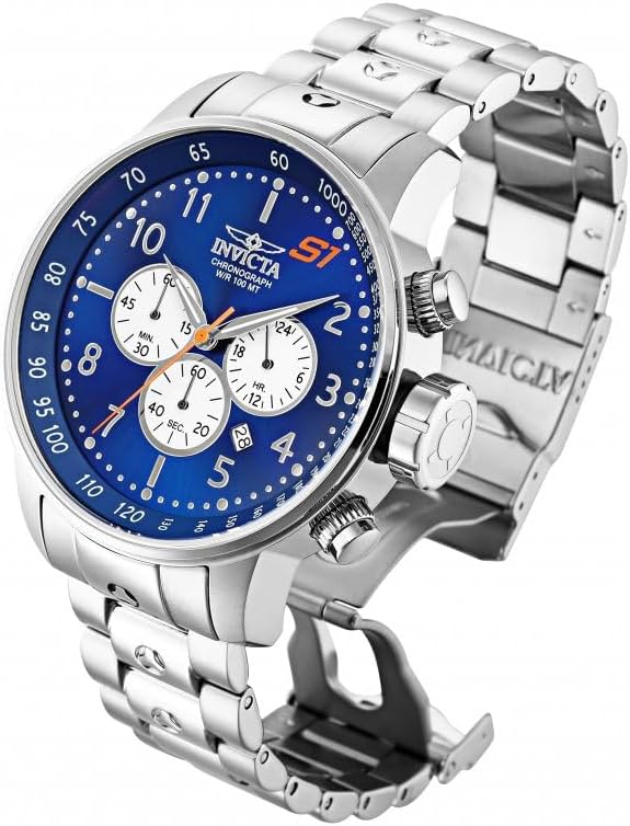 Invicta Reloj de cuarzo de acero inoxidable S1 Rally para hombre