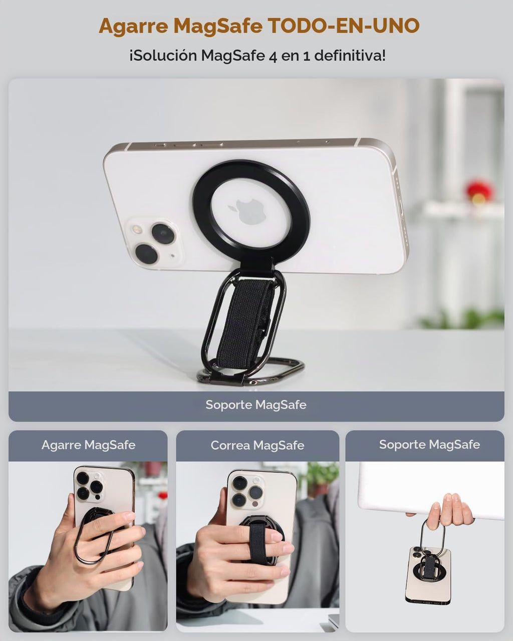 SUPERONE Soporte magnético para teléfono MagSafe