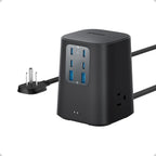 Anker Cargador de Escritorio, regleta 9-en-1 con protector contra sobretensiones de 300J, 100W