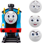 Juego de tren de juguete Lionel Mattel Thomas & Friends con batería, calibre O, con mando a distancia, locomotora, vagones de tren y vía con luces, sonidos auténticos de tren y efectos de vapor de