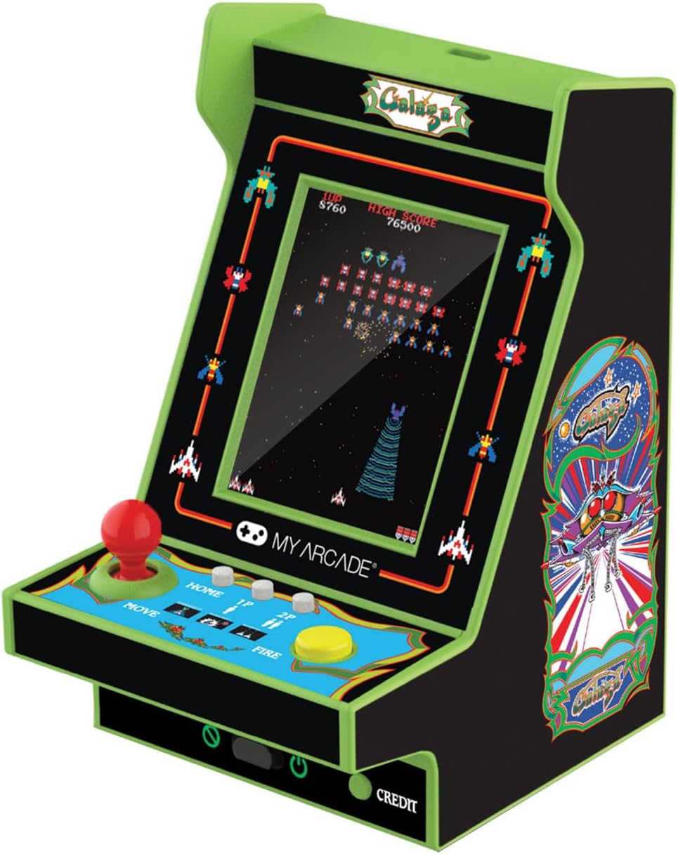 My Arcade Galaga Nano Player - 2 Games in 1, Retro Arcade Classics,...