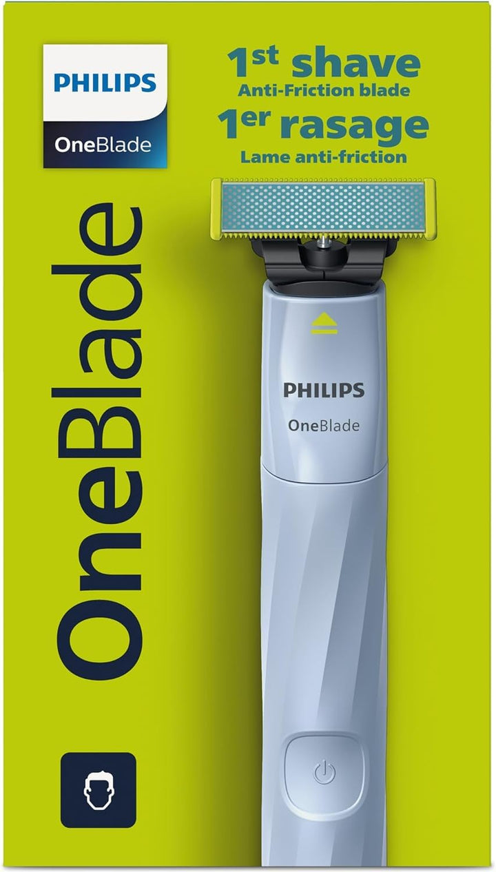Philips OneBlade First Shave, Sistema de Afeitado Eléctrico Híbrido...