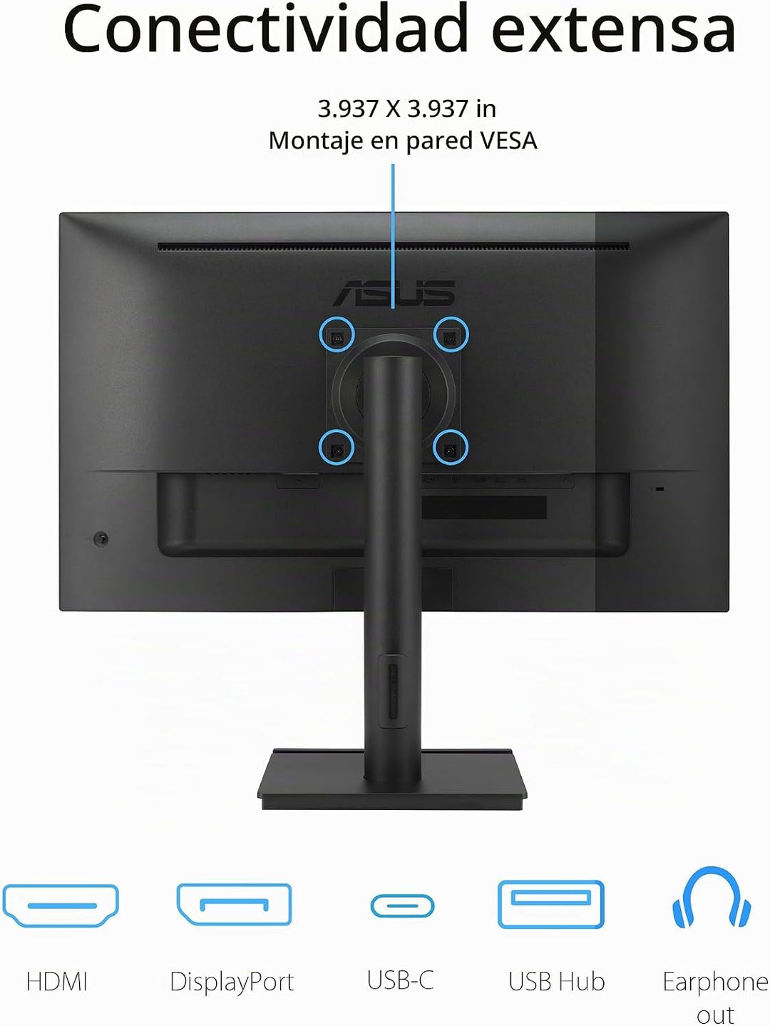 ASUS Monitor de negocios 4K de 27" (VA27UCPS) - UHD (3840 x 216...
