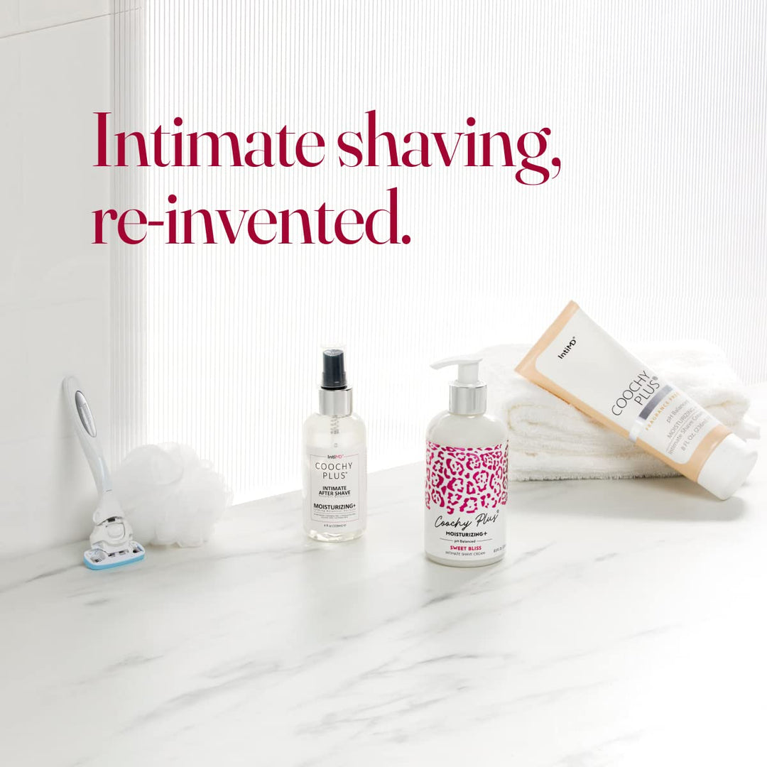 Kit completo de afeitado íntimo IntiMD Coochy Plus - Sweet Bliss y...