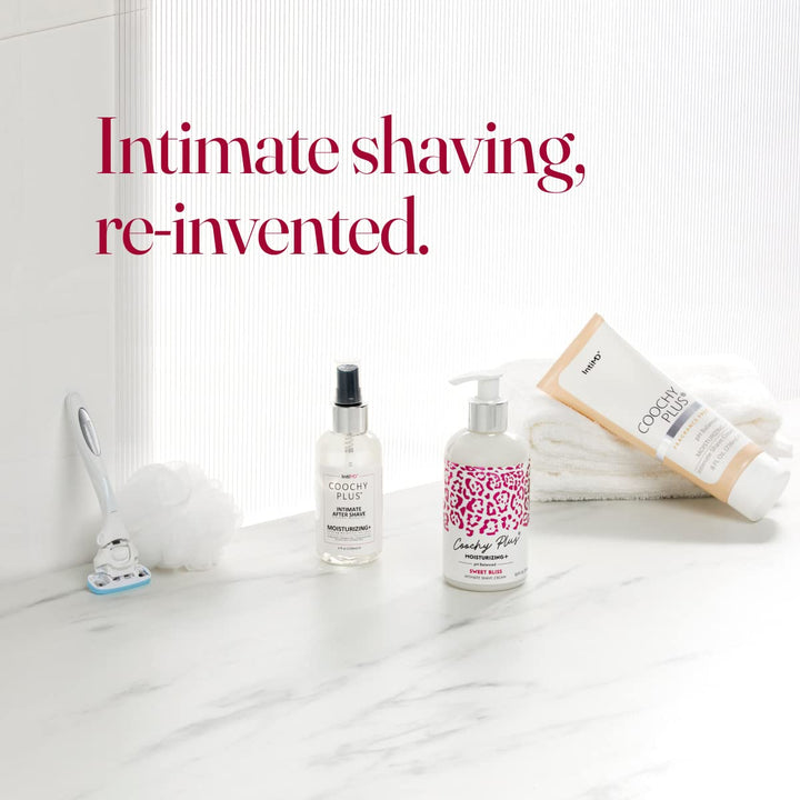 Kit completo de afeitado íntimo IntiMD Coochy Plus - Sweet Bliss y...
