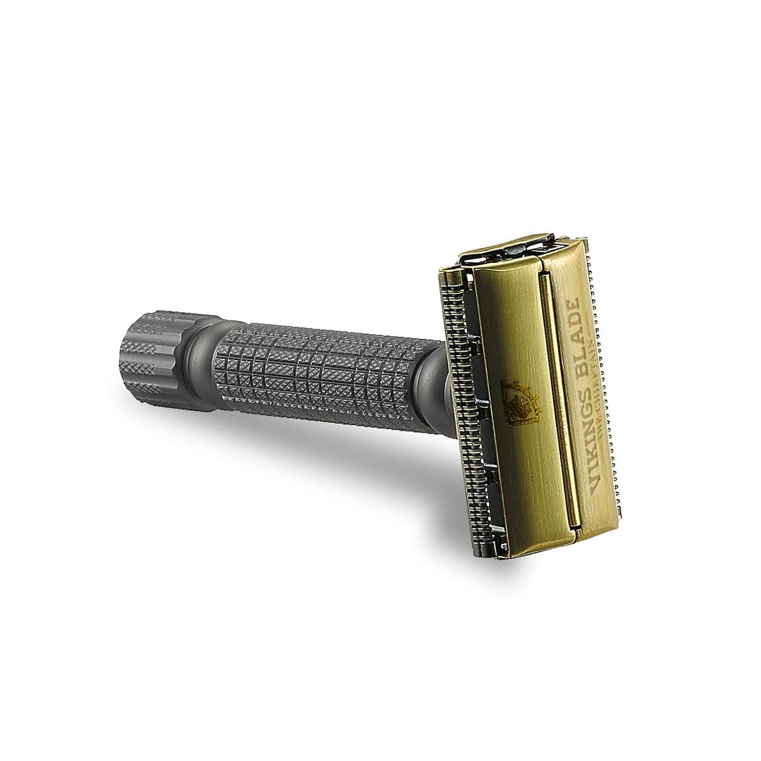 VIKINGS BLADE Maquinilla de afeitar de seguridad de doble filo para...
