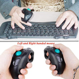 EIGIIS Ratón USB de mano ergonómico Trackball 2.4G Ratones DPI de v...