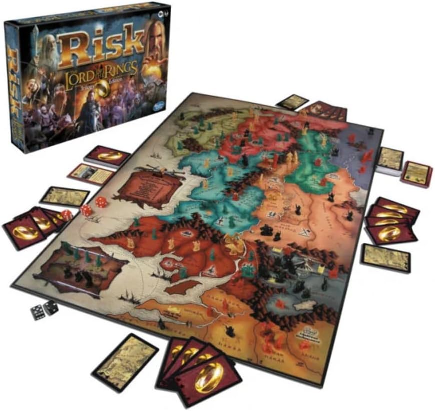 Hasbro Gaming Risk The Lord of the Rings Trilogy - Juegos